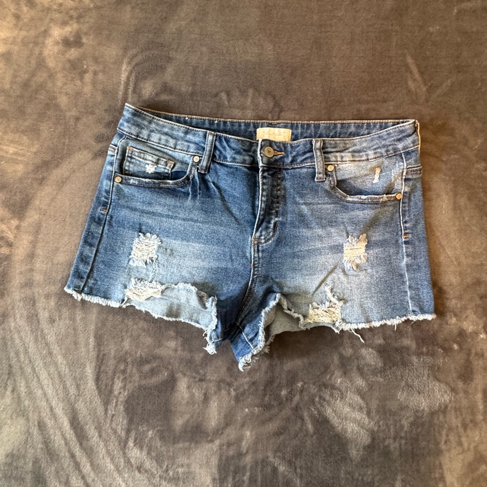 Denim Distressed Women's Shorts